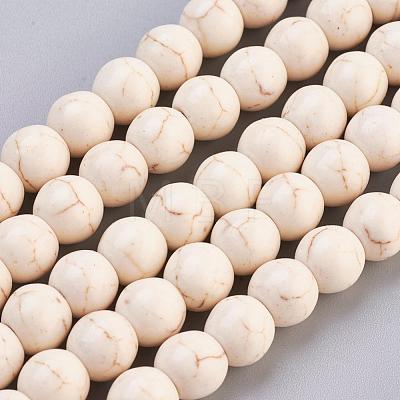 Synthetic Magnesite Beads Strands TURQ-8D-011-1