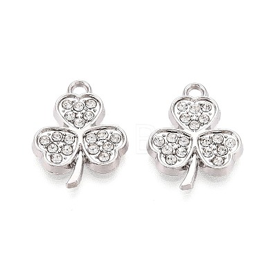 Alloy & Crystal Rhinestone Pendants PALLOY-T095-05P-1