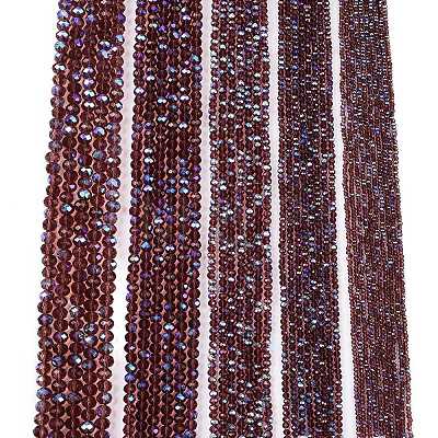 Electroplate Glass Beads Strands LS-EGLA-A044-T4mm-L13-1