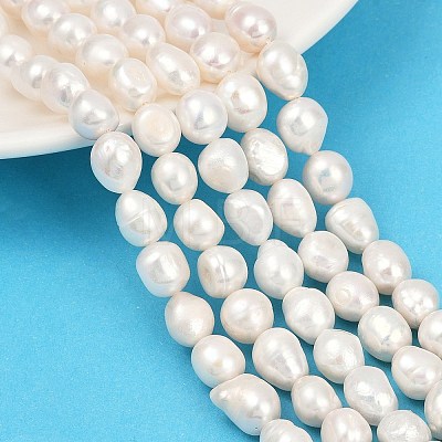 Natural Cultured Freshwater Pearl Beads Strands PEAR-P064-20K-05A-1