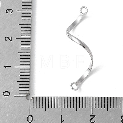 925 Sterling Silver Connector Charms STER-M093-04P-1