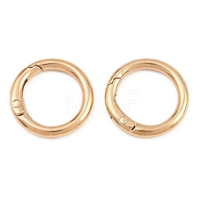 Zinc Alloy Spring Gate Rings AL-CBAC079-07LG-1