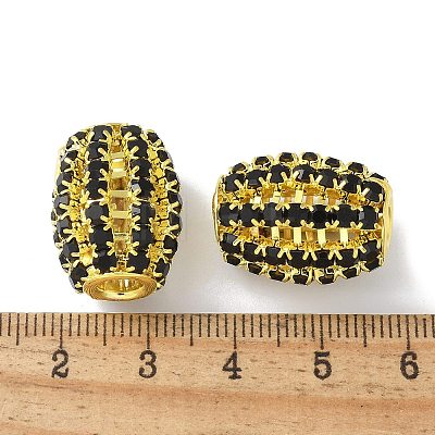 Brass Rhinestone Beads KK-U057-10G-01-1