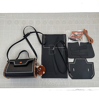 DIY Rectangle Crossbody Bags Kits PW-WG05525-01-1