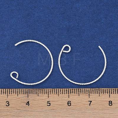 Brass Earring Hooks KK-C069-02S-1