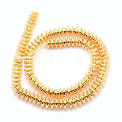 Electroplate Non-magnetic Synthetic Hematite Beads Strands G-L485-05B-G-1