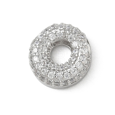 Brass Micro Pave Cubic Zirconia Pendants KK-A300-02P-O-1