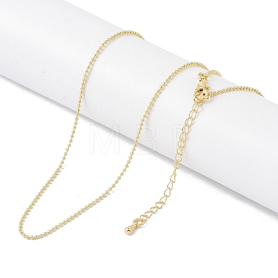 Brass Chain Necklaces NJEW-P309-09G-1