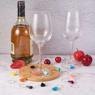 DIY Wine Glass Charm Making Kits FIND-SZ0002-68-1