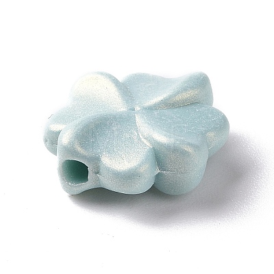 Opaque Acrylic Beads OACR-E010-03-1