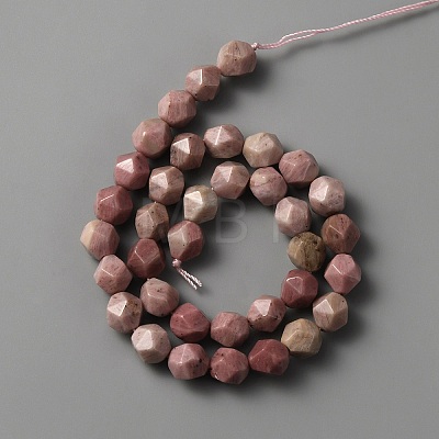 Natural Rhodonite Beads Strands G-WH0021-42B-1