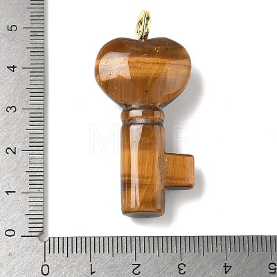 Natural Tiger Eye Pendants G-C274-05D-1