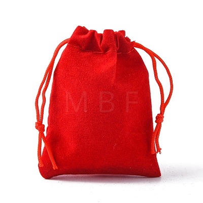 Velvet Cloth Drawstring Bags TP-C001-50x70mm-M-1