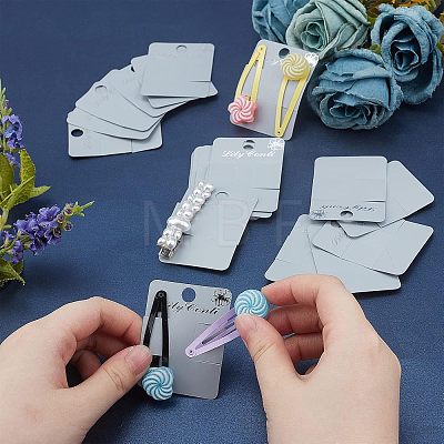 Plastic Hair Clip Display Cards DIY-WH0199-92-1