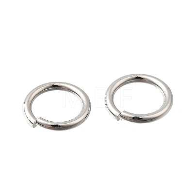 Brass Open Jump Rings KK-B147-03F-P-1