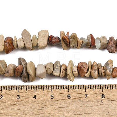 Natural Shoushan Stone Beads Strands G-L647-B01-01-1
