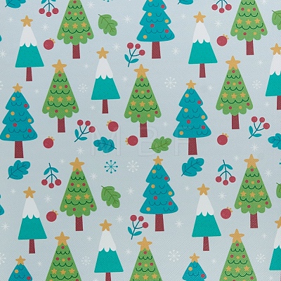 Christmas Theme Printed PVC Leather Fabric Sheets DIY-WH0158-61C-13-1