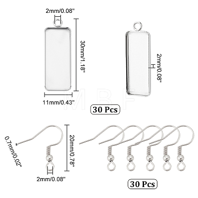 Unicraftale DIY Dangle Earring Making DIY-UN0001-24P-1