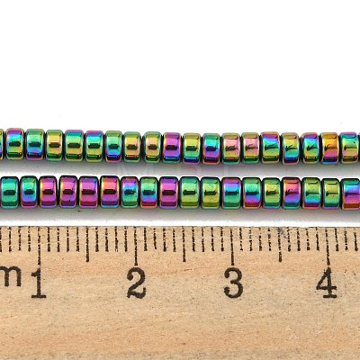 Electroplated Synthetic Non-magnetic Hematite Beads Strands G-K361-A06-01-1