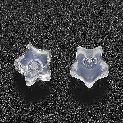 Transparent Silicone Ear Nuts SIL-N003-02-1