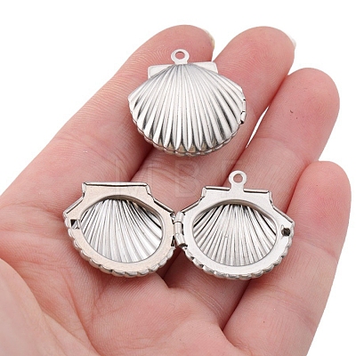 Stainless Steel Locket Pendants PW-WG6FFAD-01-1