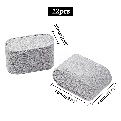 Flocking Cloth Jewelry Watch Displays BDIS-WH0004-02A-1