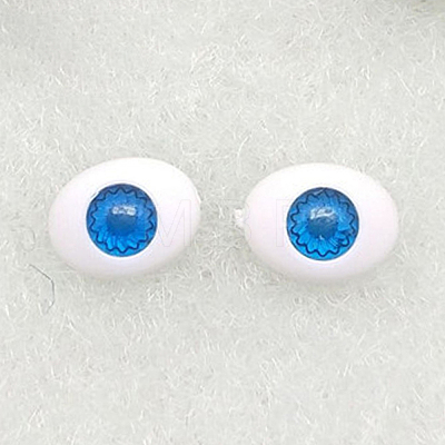 Craft Plastic Doll Eyeballs DOLL-PW0004-16B-1