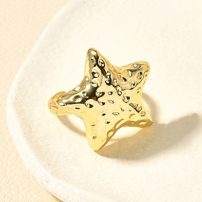 Brass Cuff Rings for Women RJEW-Q008-07C-G-1