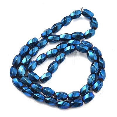 Electroplated Synthetic Non-magnetic Hematite Beads Strands G-P545-G02-02E-1