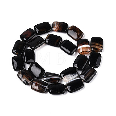 Natural Agate Beads Strands G-N356-03A-02-1