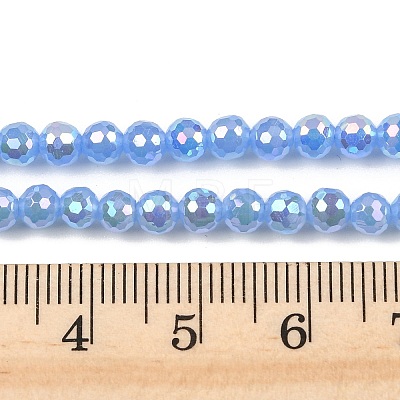 Electroplate Glass Beads Strands EGLA-B013-01A-AB05-1