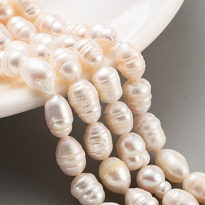 Natural Cultured Freshwater Pearl Beads Strands PEAR-P062-15A-1