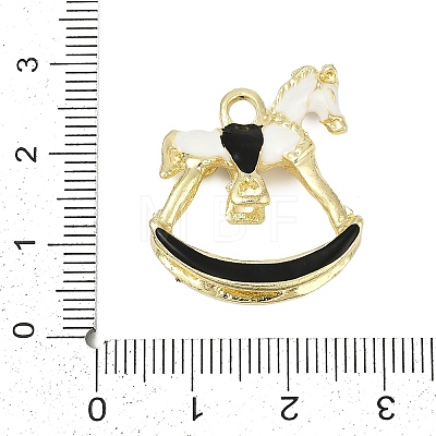 Alloy Enamel Pendants ENAM-S026-01B-G-1