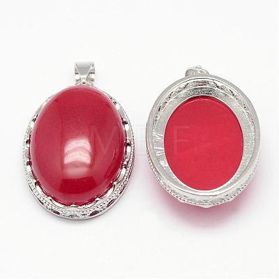 Natural Jade Pendants G-D851-29-1