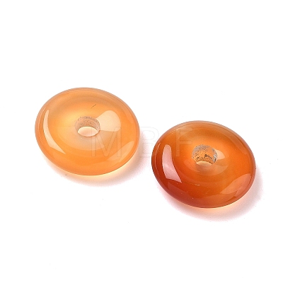 Natural Agate Dount/Pi Disc Charms G-L646-09B-02-1