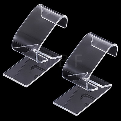 C-Shaped Acrylic Watch Display Stands BDIS-CN0001-01-1