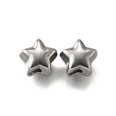 304 Stainless Steel Beads STAS-V009-03P-1