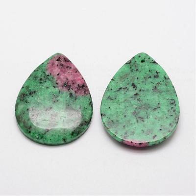 Natural Ruby in Zoisite Pendants G-P155-04P-1