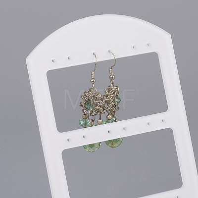 Organic Glass Earring Displays EDIS-G013-02-1