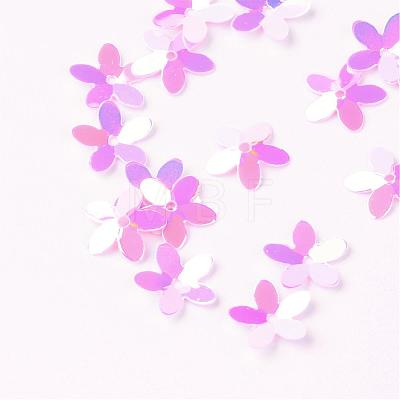 Plastic Paillette Beads PVC-R012-0470-1