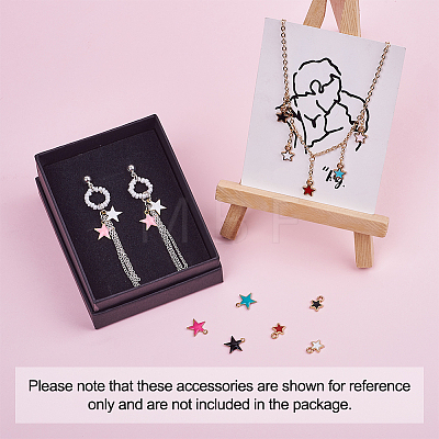 Alloy & Brass Enamel Charm Sets ENAM-TA0001-10-1