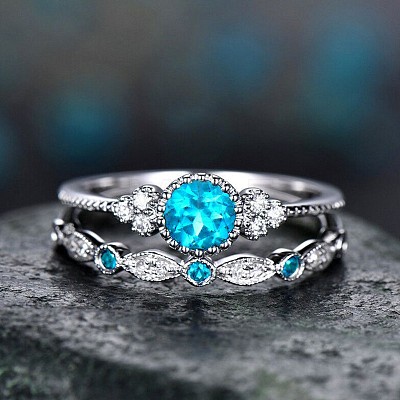 Alloy Micro Pave Cubic Zirconia Finger Rings for Women FS-WG2E042-25-1