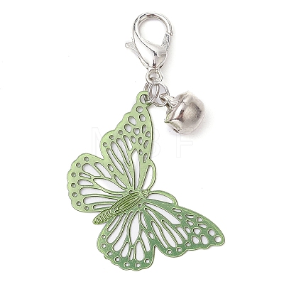 Butterfly Stainless Steel Pendant Decoration HJEW-JM01465-1