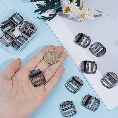 14Pcs Rectangle Alloy Buckles FIND-CY0002-02B-1