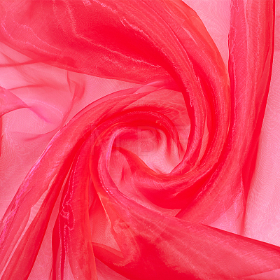 Polyester Organza Fabric DIY-WH0003-138A-1