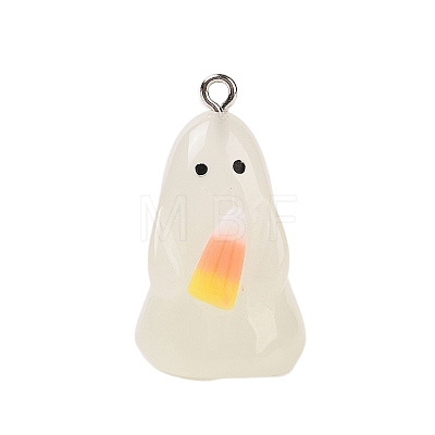 Halloween Theme Luminous Resin Pendants RESI-S06-01E-1