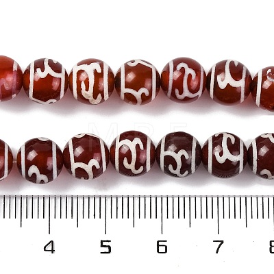 Tibetan Style dZi Beads G-U006-06C-02-1