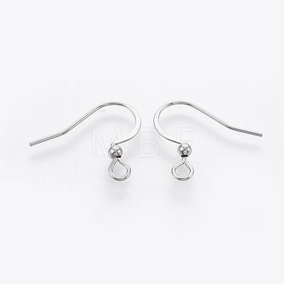 316 Surgical Stainless Steel French Earring Hooks STAS-P221-03P-1