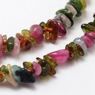 Natural Tourmaline Beads Strands G-F328-37-1