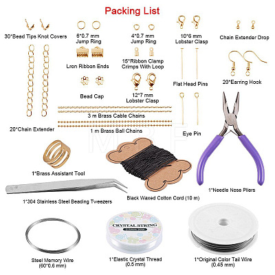 DIY Jewelry Set Kits DIY-YW0001-50A-1